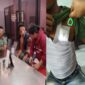 Foto :  Korban Yang Melapor Kepolisi Dengan Luka yang Dia Alami, Padahal Itu kan Luka Dibuat Ulah Dia Sendiri.