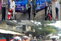Foto : Giat Lintas Jaya Tindak Pengendara Lawan Arus di Fly Over Klender Kegiatan dipimpin langsung oleh Iptu Sarwono dari Satlantas Polres Metro Jakarta Timur, didampingi Pengatur Muda Nurul Anwar dari Sudinhub Jakarta Timur.