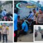 Foto : Polsek Cikupa melakukan pengamanan aksi unjuk rasa buruh di PT. Seyang Indonesia