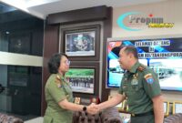 Foto : Pangdam XII/Tpr Terima Kunjungan Kepala BKSDA Kalbar