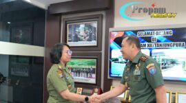 Foto : Pangdam XII/Tpr Terima Kunjungan Kepala BKSDA Kalbar