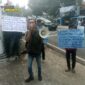 Foto : Presidium Aktivis Tandu Reformasi Keadilan Indonesia (TURKI) menggelar aksi unjuk rasa di depan Kantor DPMPD Kabupaten Pandeglang, Provinsi Banten