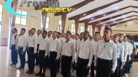 Foto : 78 calon Bintara Prajurit Karier TNI AD Pria TA. 2025 OAP resmi dinyatakan lulus seleksi dari Sub Panpus Kodam XVIII/Kasuari