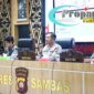 Foto : Polres Sambas melaksanakan kegiatan Rapat Koordinasi Pengadaan dan Pengelolaan Jagung Dalam Negeri serta Penyaluran Cadangan Jagung Pemerintah dan Persiapan Panen Raya Jagung di Kabupaten Sambas