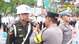Foto : Kapolres Melawi Pimpin Apel Gelar Pasukan Operasi Patuh Kapuas 2025