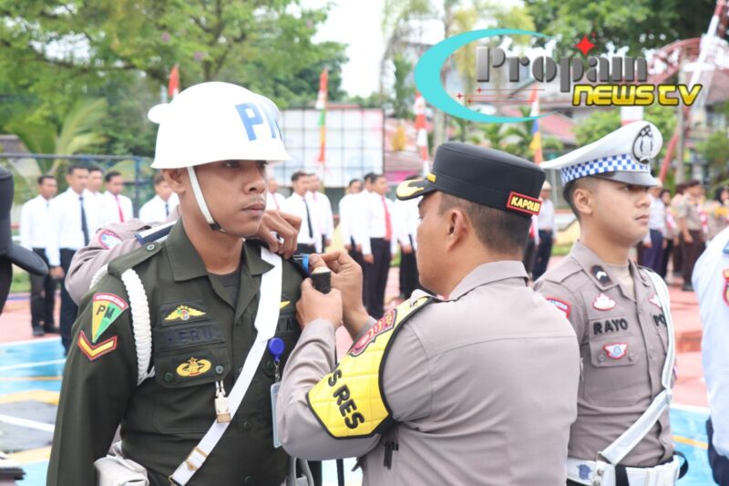 Foto : Kapolres Melawi Pimpin Apel Gelar Pasukan Operasi Patuh Kapuas 2025