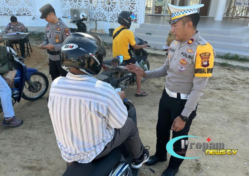 Foto : Hari ke-2 pelaksaan Operasi Kewilayahan Patuh Kapuas 2025 yang dilaksanakan Polres Melawi bersama TNI