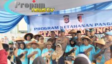 Foto : Bidpropam Polda Banten melaksanakan kegiatan penanaman jagung di wilayah Pengampelan, Kecamatan Walantaka, Kota Serang