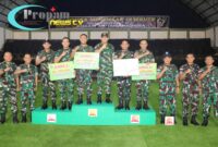 Foto : Juara Lomba Menembak Pistol Eksekutif yang digelar oleh KODAM XII/TPR