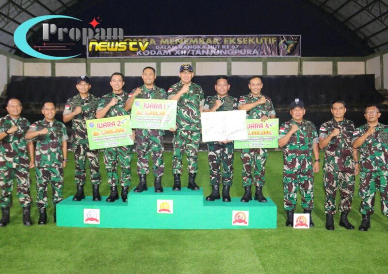 Foto : Juara Lomba Menembak Pistol Eksekutif yang digelar oleh KODAM XII/TPR