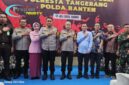 Foto : Wakapolda Banten meresmikan Satuan Pelayanan Pemenuhan Gizi (SPPG) Polresta Tangerang di Kampung Lamporan