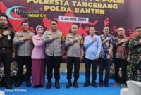 Foto : Wakapolda Banten meresmikan Satuan Pelayanan Pemenuhan Gizi (SPPG) Polresta Tangerang di Kampung Lamporan
