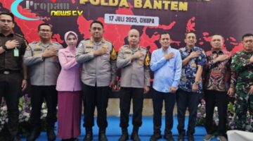 Foto : Wakapolda Banten meresmikan Satuan Pelayanan Pemenuhan Gizi (SPPG) Polresta Tangerang di Kampung Lamporan