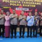 Foto : Wakapolda Banten meresmikan Satuan Pelayanan Pemenuhan Gizi (SPPG) Polresta Tangerang di Kampung Lamporan
