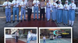 Foto : Satlantas Polres Demak gencar melakukan sosialisasi Operasi Patuh Candi 2025 di lingkungan sekolah SMAN 2 Demak