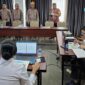 Foto : Kapolres Sintang AKBP Sanny Handityo, S.H, S.I.K., bersama Tim mengikuti Desk Evaluasi Pembangunan ZI Menuju WBK 