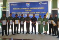 Foto : PT ASABRI berikan sosialisasi kepada anggota Kodim 1209/Bky dan Persit KCK Cabang LVI 