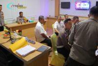 Foto : Kegiatan Pengawasan Operasi Patuh Kapuas 2025 Oleh Tim Pengawasan dari Inspektorat Pengawasan Daerah Polda Kalimantan Barat di Polres Sintang