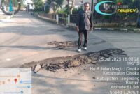Foto : Kompetensi Kontraktor Pelaksana Pembangunan GSG Kecamatan Cisoka Di Pertanyakan 