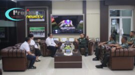 Foto : Pangdam XII/Tpr Terima Kunjungan Silaturahmi GM PLN UIP Kalbagbar
