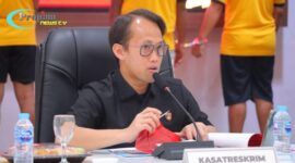 Foto : Polres Sintang menggelar press release pengungkapan kasus yang terjadi selama Juli 2025