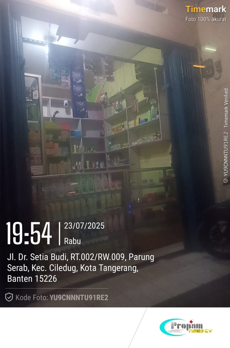 Foto : Toko Kosmetik di Ciledug Diduga Jual Obat Keras Golongan G Secara Ilegal
