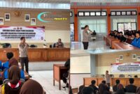 Foto : Polda Banten lakukan sosialisasi kepada siswa dan siswi di SMA Negeri 2 Kota Serang untuk mencegah penyebaran paham intoleran, radikal dan terorisme