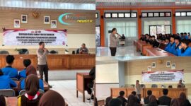 Foto : Polda Banten lakukan sosialisasi kepada siswa dan siswi di SMA Negeri 2 Kota Serang untuk mencegah penyebaran paham intoleran, radikal dan terorisme