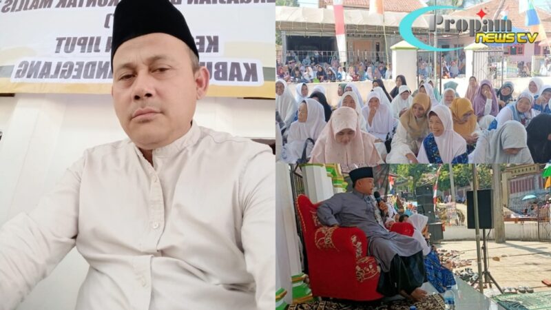 Foto : Pengajian rutin yang dilaksanakan oleh Badan Kontak Majlis Taklim (BKMT) Kecamatan Jiput Kabupaten Pandeglang