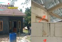 Foto : Pembangunan bedah Rumah Tidak Layak Huni (RTLH) di Kabupaten Tangerang sedang dilaksanakan