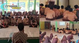 Foto : SMP dan SMK YANUBA menggelar sosialisasi pencegahan bullying bekerja sama dengan Polsek Cikedal