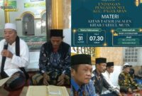 Foto : Kegiatan pengajian rutin yang bertempat di Masjid Jami Nurul Huda 