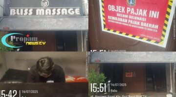 Foto : Usaha panti pijat bernama Bliss Massage di wilayah Kebon Jeruk, Jakarta Barat