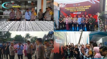 Foto : Kapolresta Tangerang Kombes Pol. Andi M. Indra Waspada A., S.H., S.I.K., M.M., M.Si., secara resmi membuka Satuan Pelayanan Pemenuhan Gizi (SPPG)