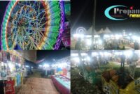 Foto : Pasar Malam Taman Ria Di Desa Arjasari Kec. Patrol Kab. Indramayu
