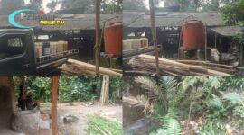 Foto : Warga Kampung Kadudampit mengeluhkan bau menyengat yang diduga berasal dari limbah pengolahan tahu