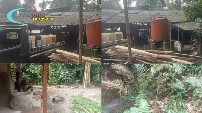 Foto : Warga Kampung Kadudampit mengeluhkan bau menyengat yang diduga berasal dari limbah pengolahan tahu