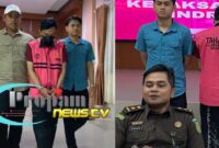 Foto : Kejaksaan Negeri Indramayu menahan AF (36) dalam kasus dugaan tindak pidana korupsi kredit