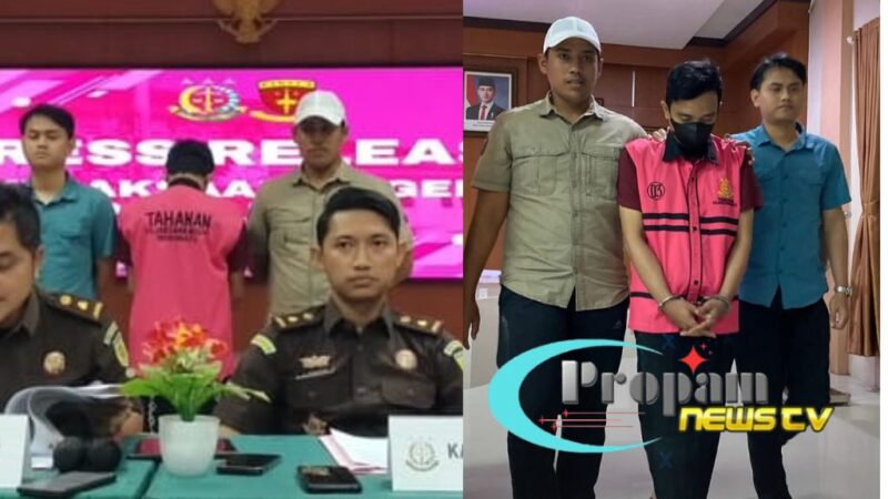 Foto : Kejaksaan Negeri (Kejari) Indramayu menetapkan seorang relation manager marketing salah satu bank BUMN di Kabupaten Indramayu sebagai tersangka pidana korupsi