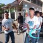Foto : Pelaku pengeroyokan pelajar SMP di Desa Malangsemirang, Kecamatan Jatibarang, Indramayu terancam hukuman 12-15 tahun penjara