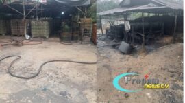 Foto : Pengolahan minyak bumi yang belum jadi (minyak mentah) diduga lahan milik Jul Pardede, Desa Danau Serdang, Kecamatan Pauh, Kabupaten Sarolangun