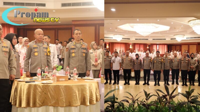 Foto : Bidkum Polda Banten menggelar Rakernis 2025 bertempat di Ballroom Hotel Ledian Kota Serang
