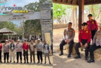 Foto : Ditpamobvit Korsabhara Baharkam Polri melaksanakan kunjungan kerja ke Objek Wisata Pulau Komodo, Nusa Tenggara Timur