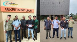 Foto : DPW JPMI melaporkan CV. Gary Setiawan Makmur (CV. GSM) ke Polda Banten atas dugaan pencemaran lingkungan