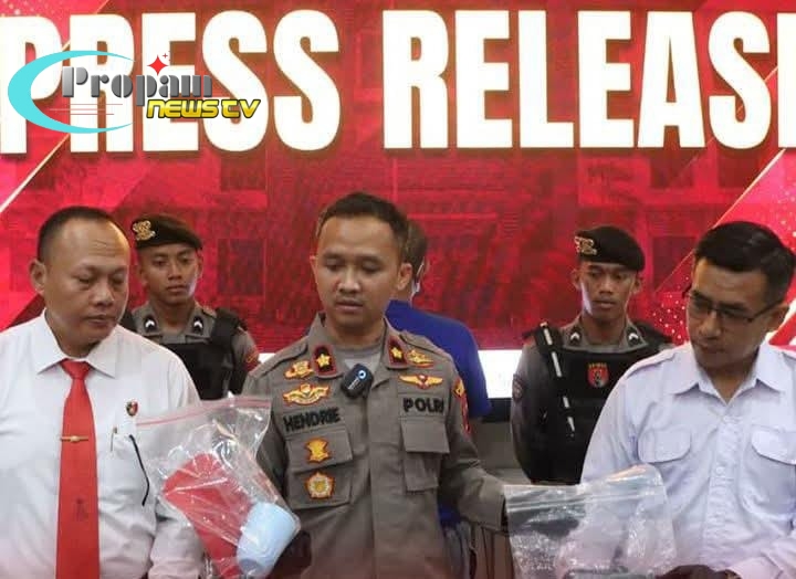 Foto : Satreskrim Polres Demak menangkap seorang ayah di Demak Jawa Tengah setelah tega menganiaya anak kandungnya sendiri