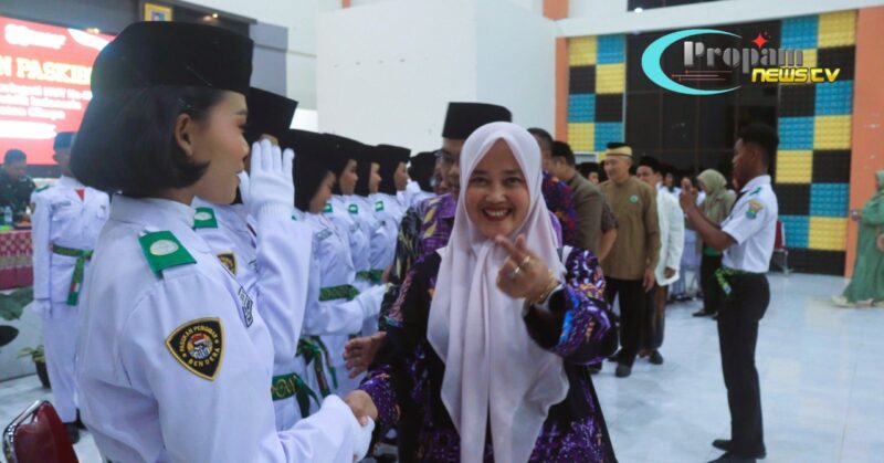 Foto : Acara Pengukuhan Paskibra Tingkat Kacamatan Cikupa 2025