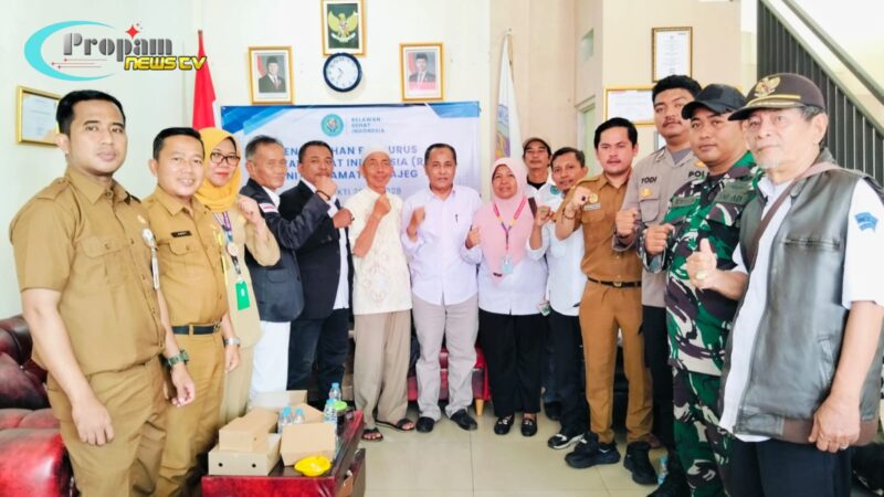 Foto : Pengukuhan Relawan Sehat Indonesia (RESI) Unit Kecamatan Rajeg Masa Bakti 2025–2028