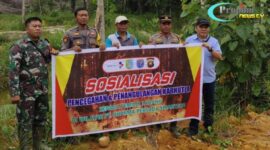Foto : Polsek Sepauk laksanakan sosialisasi pencegahan kebakaran hutan dan lahan (Karhutla) diwilayah hukum Polsek Sepauk