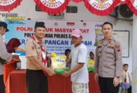 Foto : Polres Demak menggelar Gerakan Pangan Murah secara serentak di 14 kecamatan