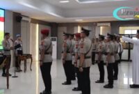 Foto : Upacara serah terima jabatan (Sertijab) di Polres Demak